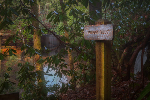 Van hook falls sheltowee Trace trail Daniel Boone National Forest Kentucky waterfall hiking