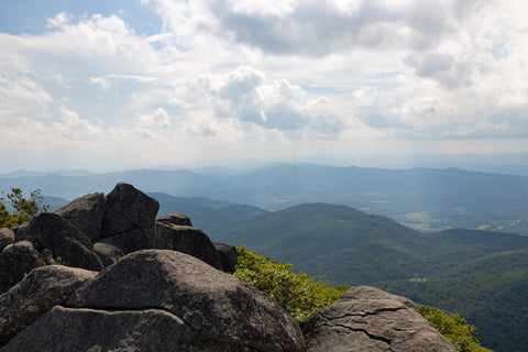 Sharp too miuntain trail peaks of otter blue ridge parkway Virginia hiking trails Jefferson national forest