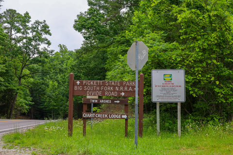 twin arches trail big south fork