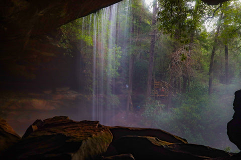 Van hook falls sheltowee Trace trail Daniel Boone National Forest Kentucky waterfall hiking