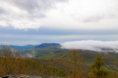 Yellow mountain fire tower trail Nantahala National Forest North Carolina 