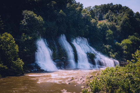 Rock island state park Tennessee waterfalls hiking trail twin falls great falls dam
