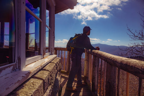 Mount Cammerer lookout tower great smoky mountains National Park Tennessee