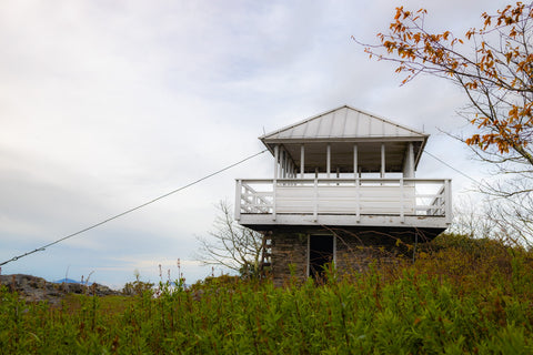 Yellow mountain fire tower trail Nantahala National Forest North Carolina 