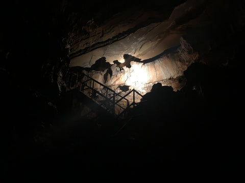 the batman shadow in squire boone caverns in indiana