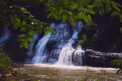 Rock island state park Tennessee waterfalls hiking trail twin falls great falls dam