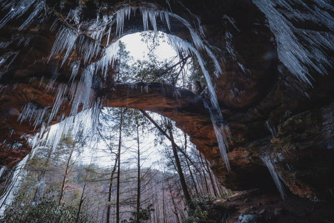 Hopewell Arch in red river gorge Daniel Boone national forest Kentucky 
