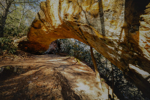 indian arch in the red river gorge of Kentucky 