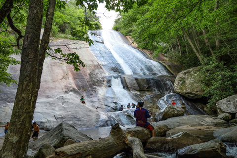lower falls of stone mountain falls in stone mountain state park