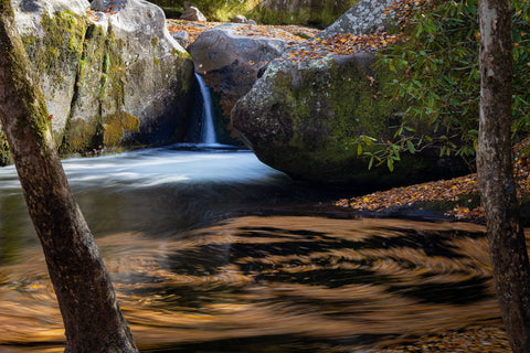 Midnight hole mouse creek falls big creek trail great smoky mountain national park North Carolina waterfalls