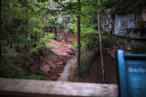 Hidden River in cedar sink trail in mammoth cave National park Kentucky 