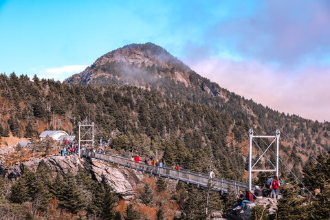 americas highest suspension bridge below grandfather mountain