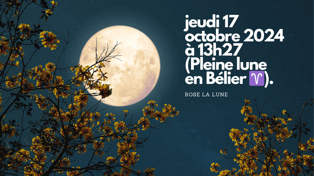 calendrier pleine lune octobre 2024