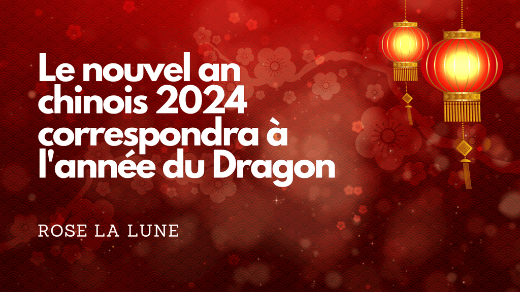 Calendrier 2024 à imprimer : Nouvel An chinois - Année du Dragon