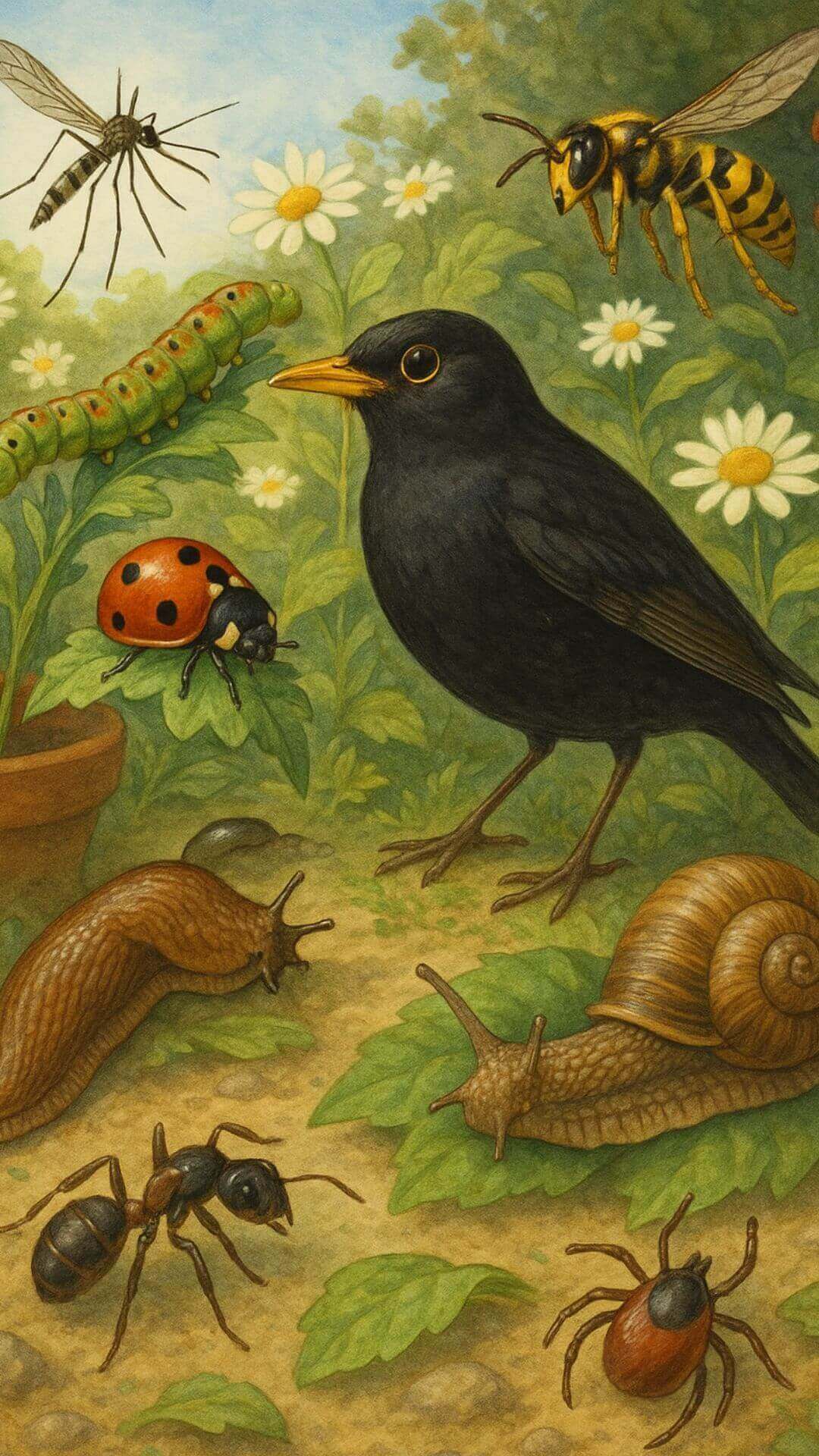 Quels animaux et nuisibles de retour dans votre jardin en juillet ?