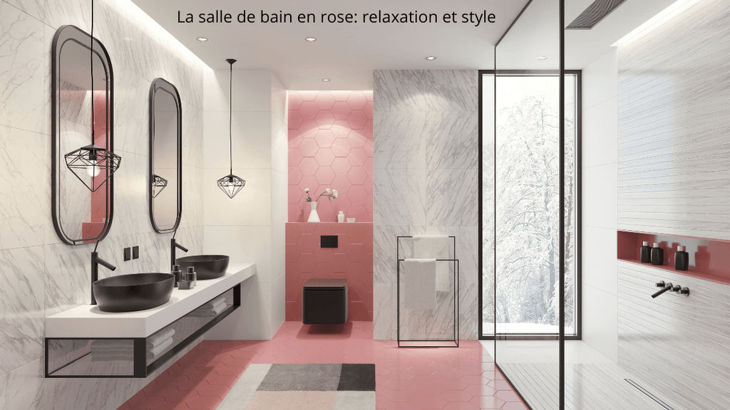 La salle de bain en rose: relaxation et style