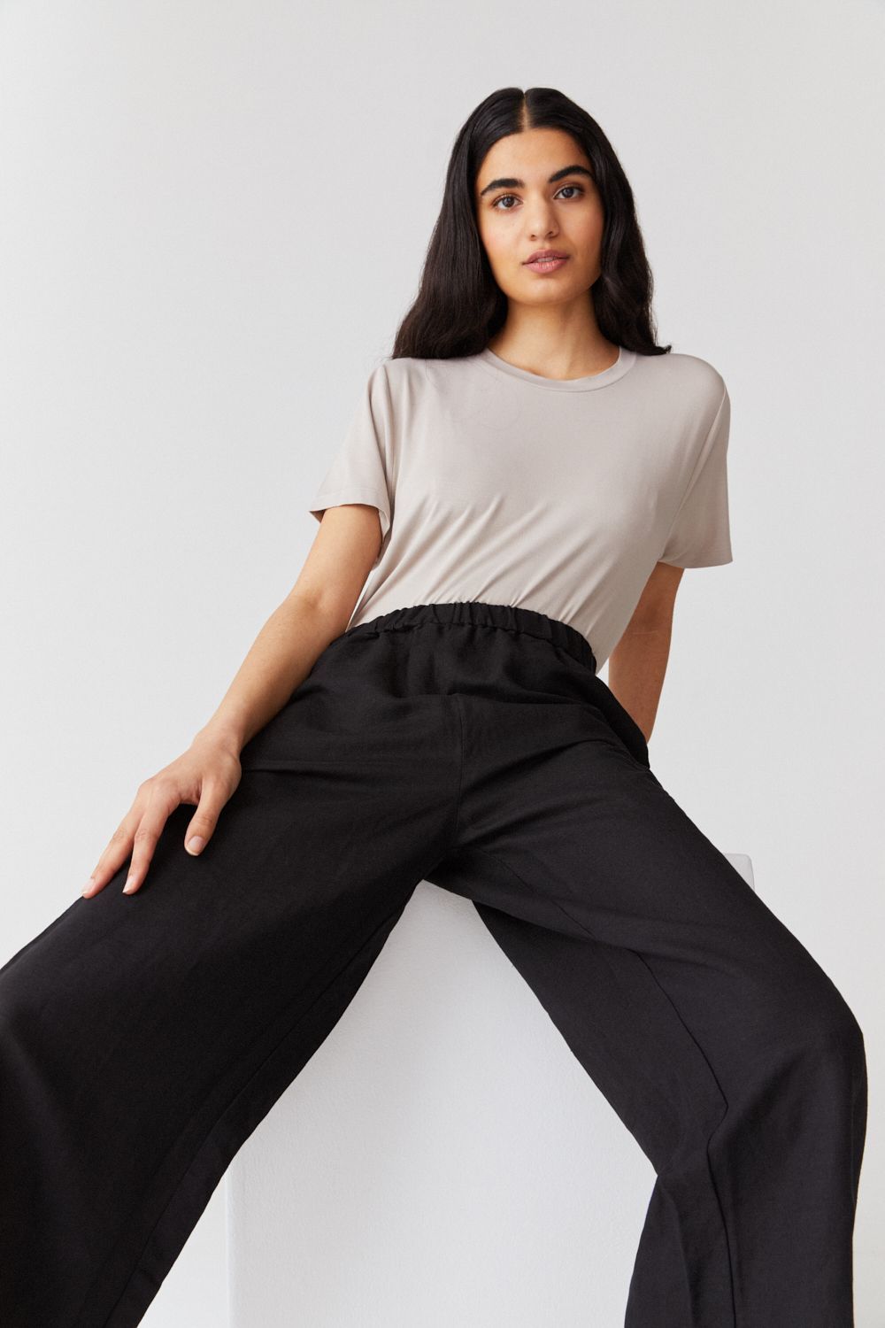 Buy Women Trouser Pants Formal S Black at Amazonin