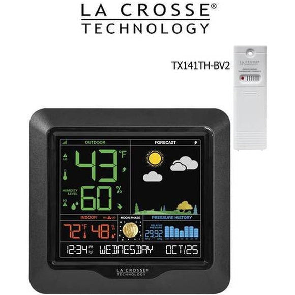 La Crosse 327-1417 - Wireless Color Weather Station Wind