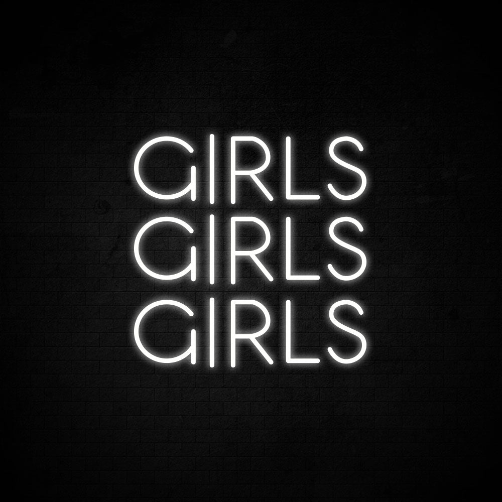 Girls Girls Girls Neon Signs Fastneonsigns