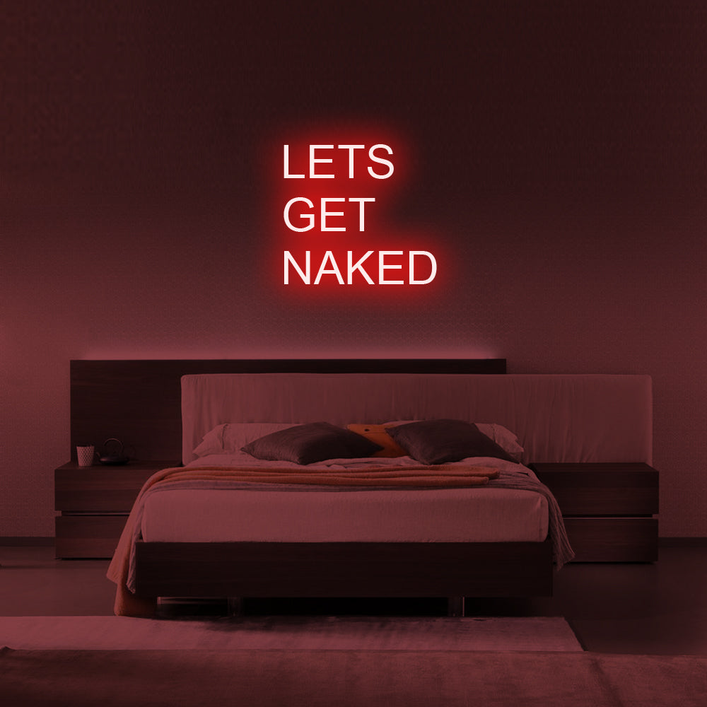 get naked neon light