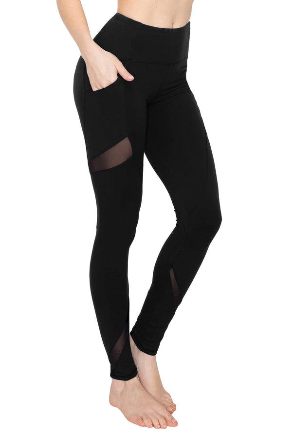 ALWAYS Women's Faux Leather Leggings - High Waist Active Stretch