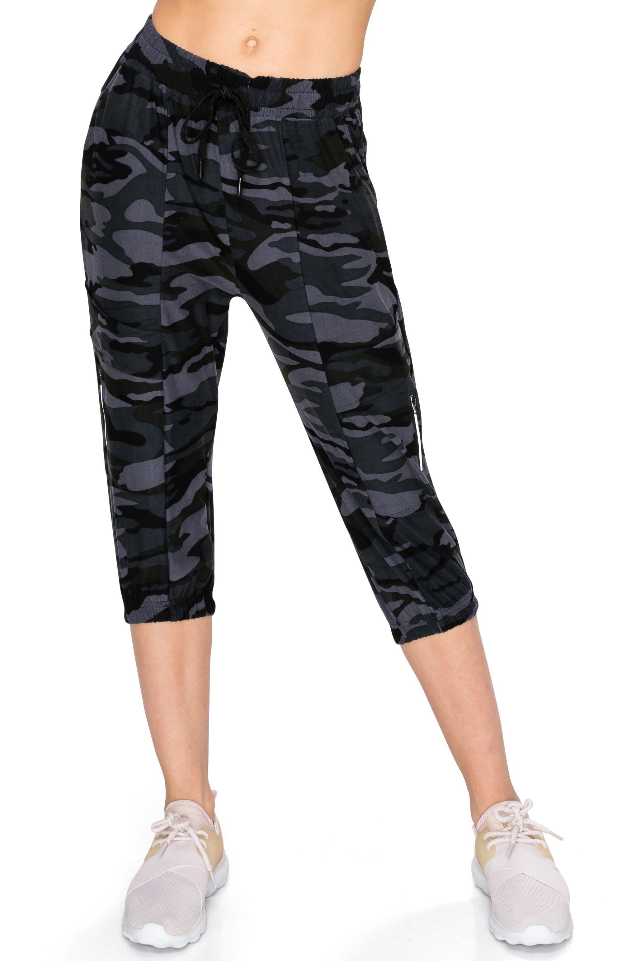 Capri Jogger Track Pants - Soft Stretch Zipper Sweatpants – ALWAYS®