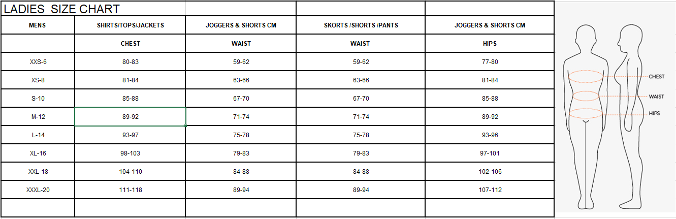 Size Guide Women –