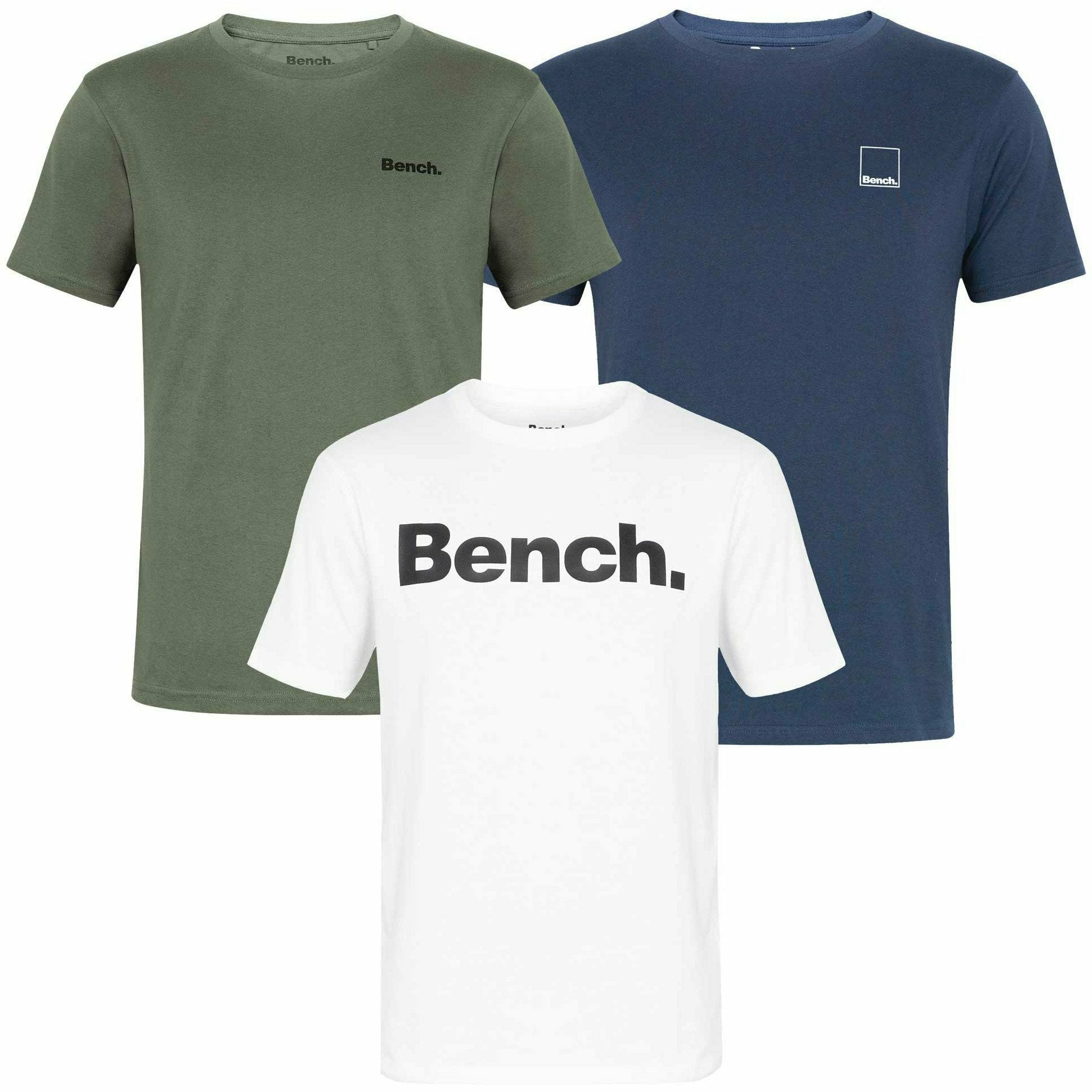 Mens ’EVANS’ 3 Pack T-Shirt - ASSORTED - S / Assorted