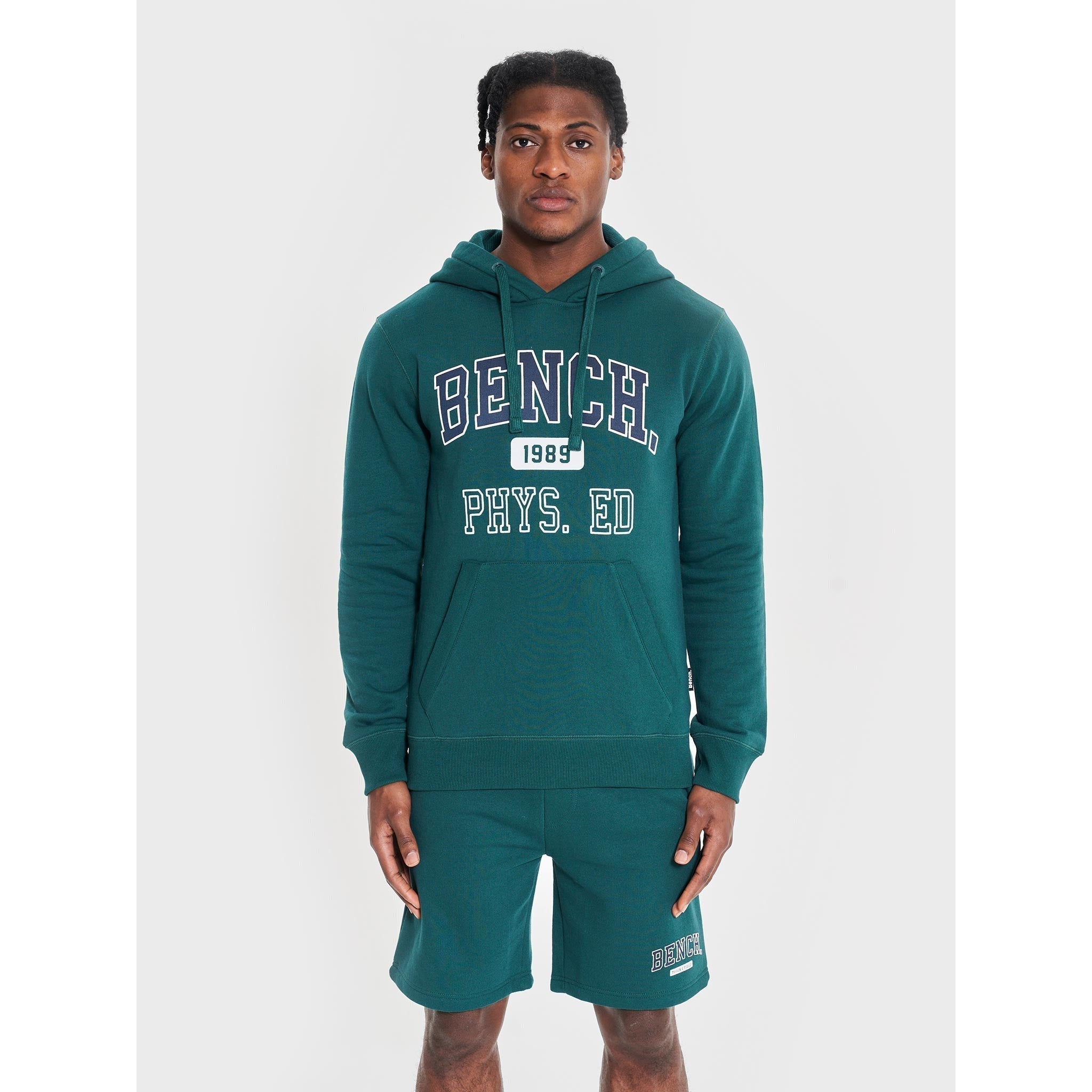 Mens ’HULTON’ Hoodie - GREEN - XXL / Green