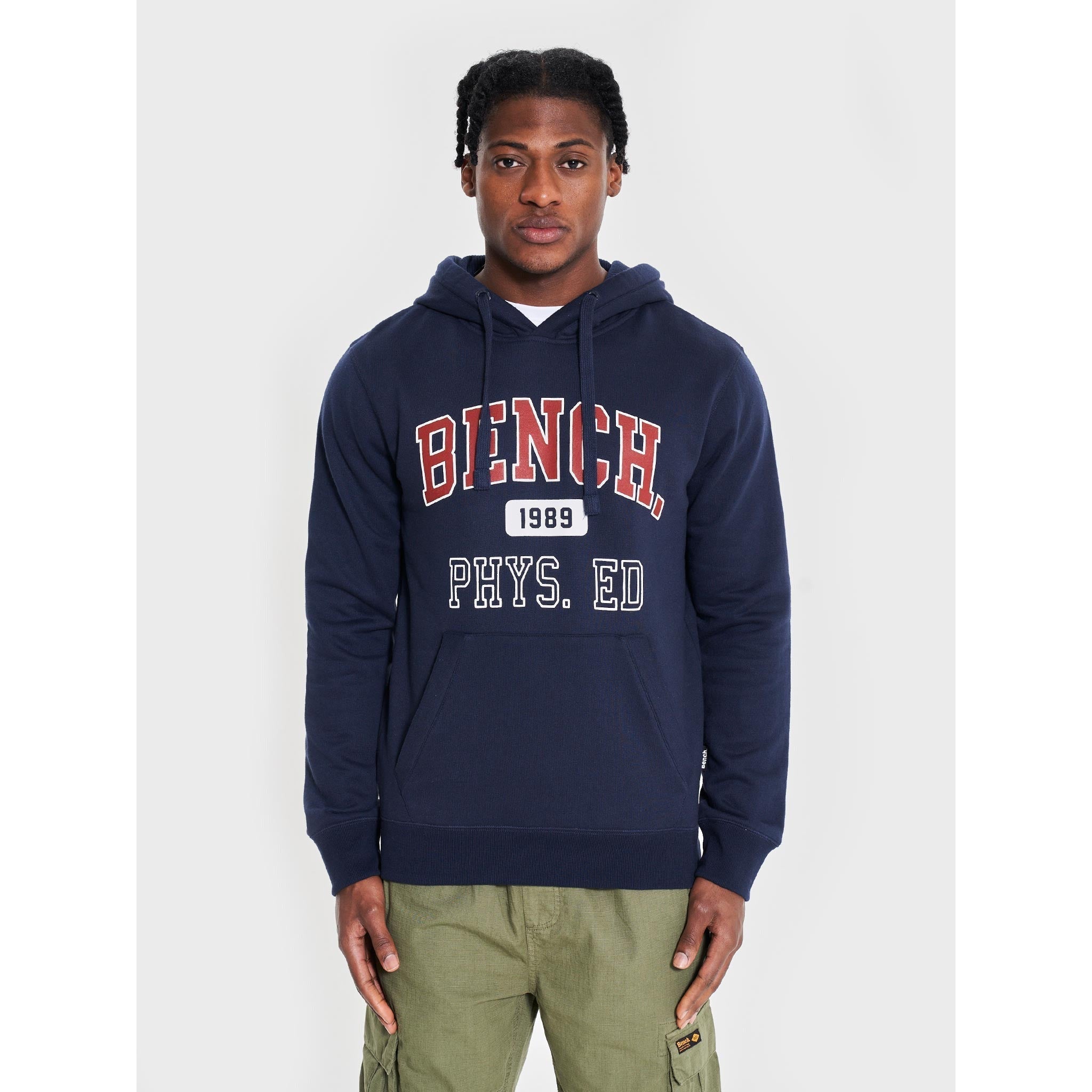 Mens ’HULTON’ Hoodie - NAVY - S / Navy