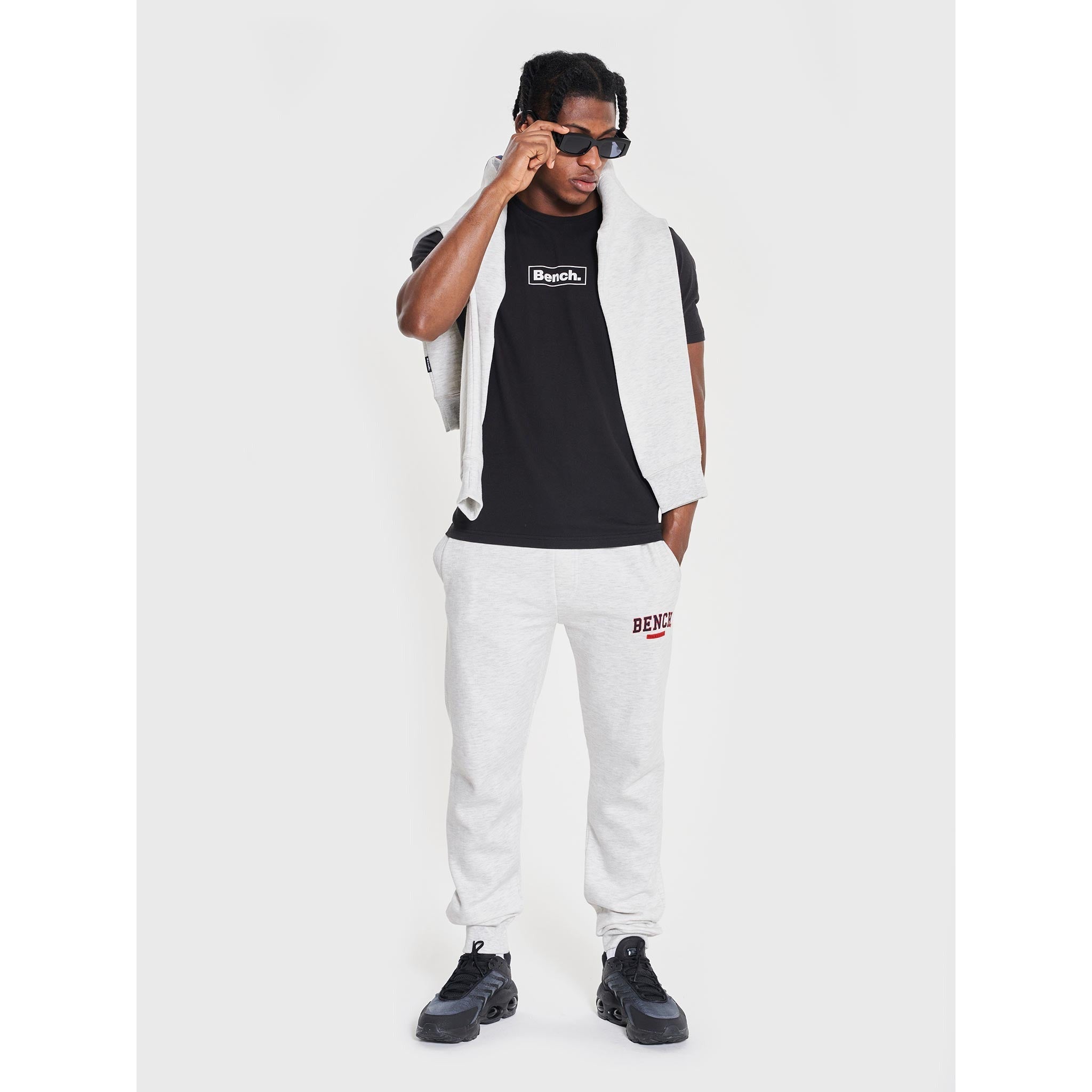 Mens ’JANSON’ Joggers - ECRU MARL - XXL / Ecru Marl