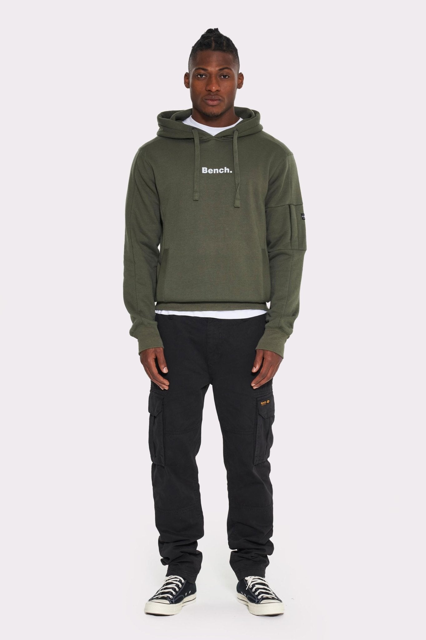 Mens ’MASTER’ Hoodie - KHAKI - L / Khaki