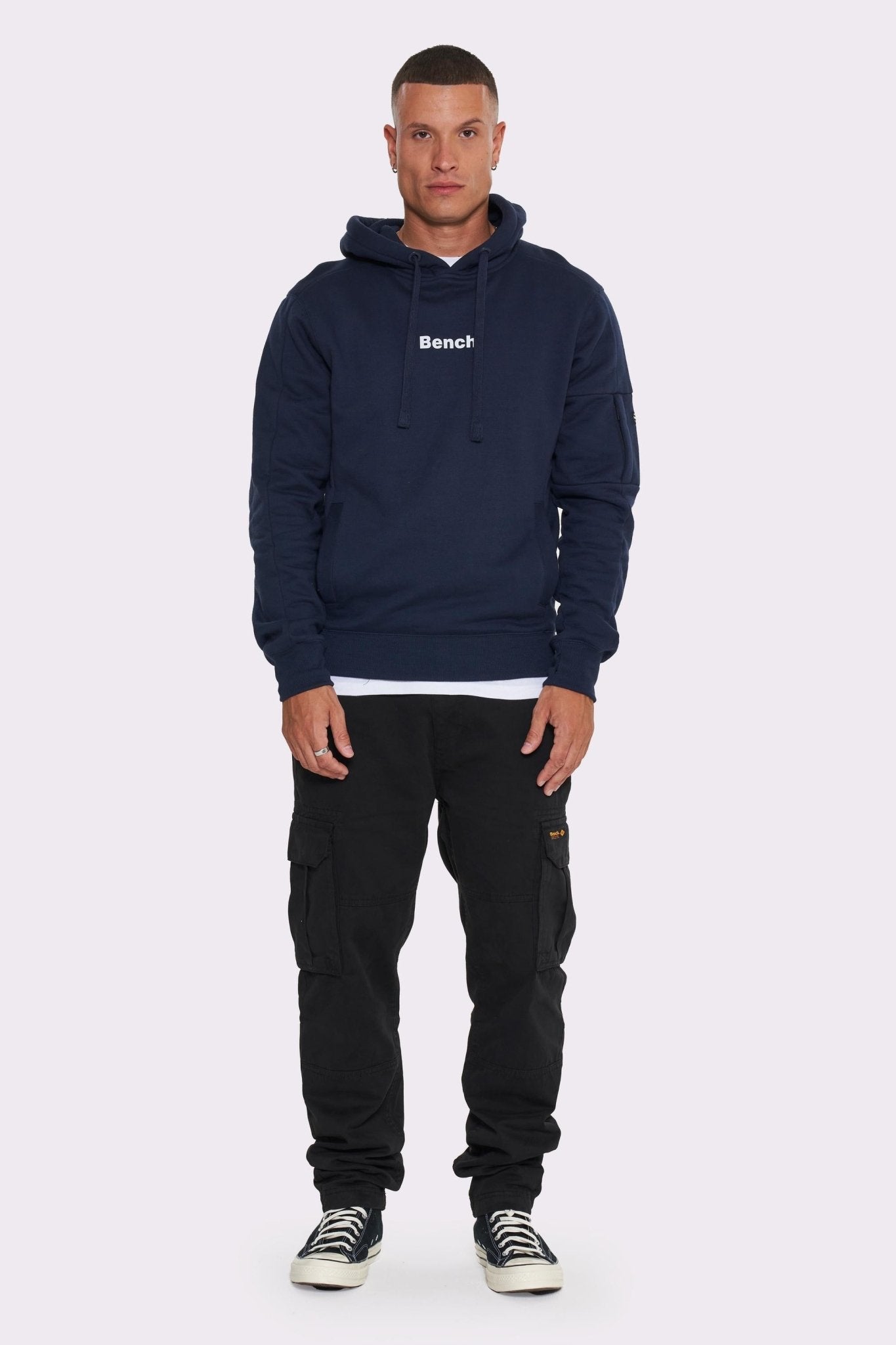 Mens ’MASTER’ Hoodie - NAVY - XXL / Navy