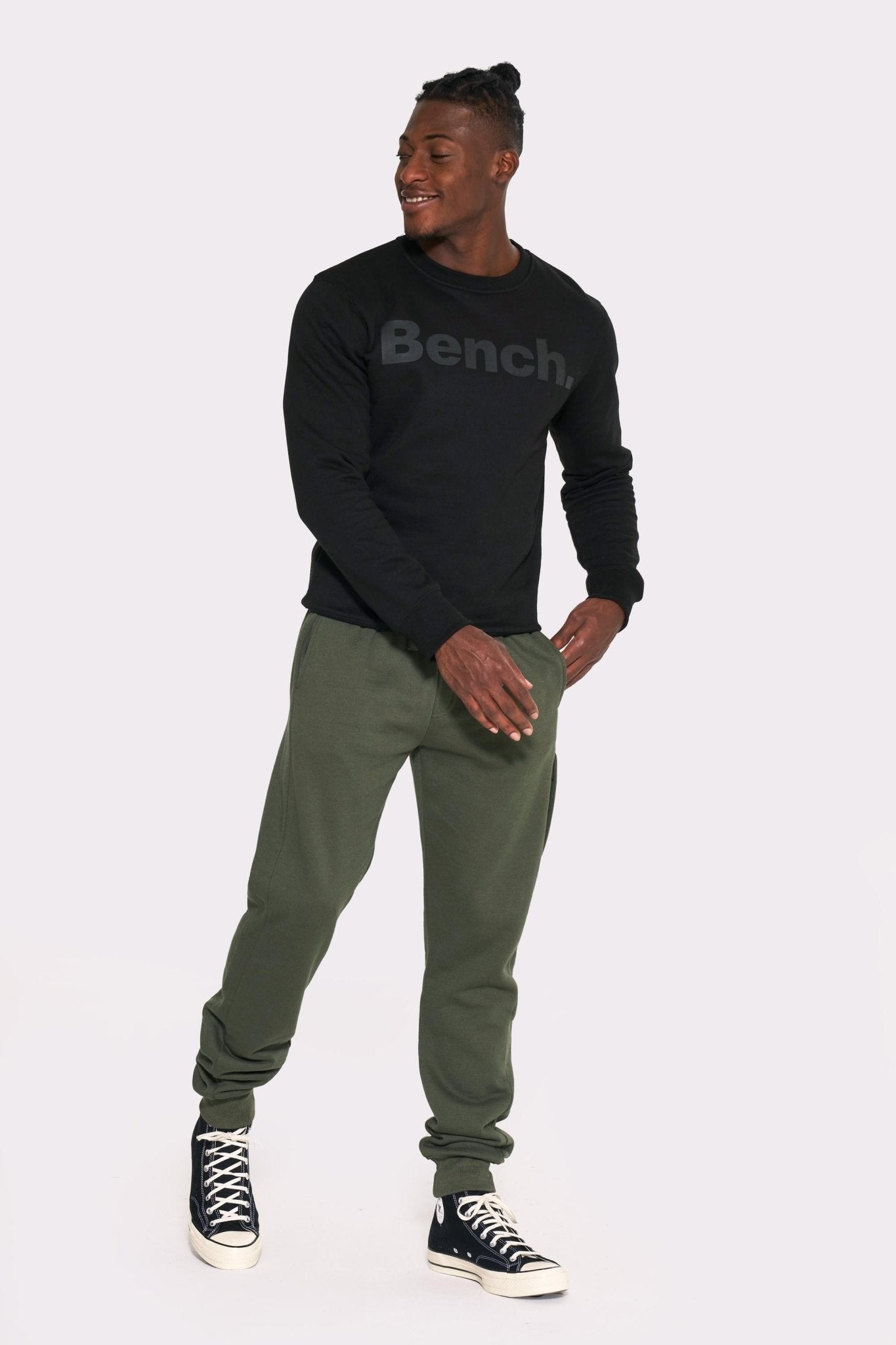 Mens ’VIZZ’ Joggers - KHAKI - M / Khaki