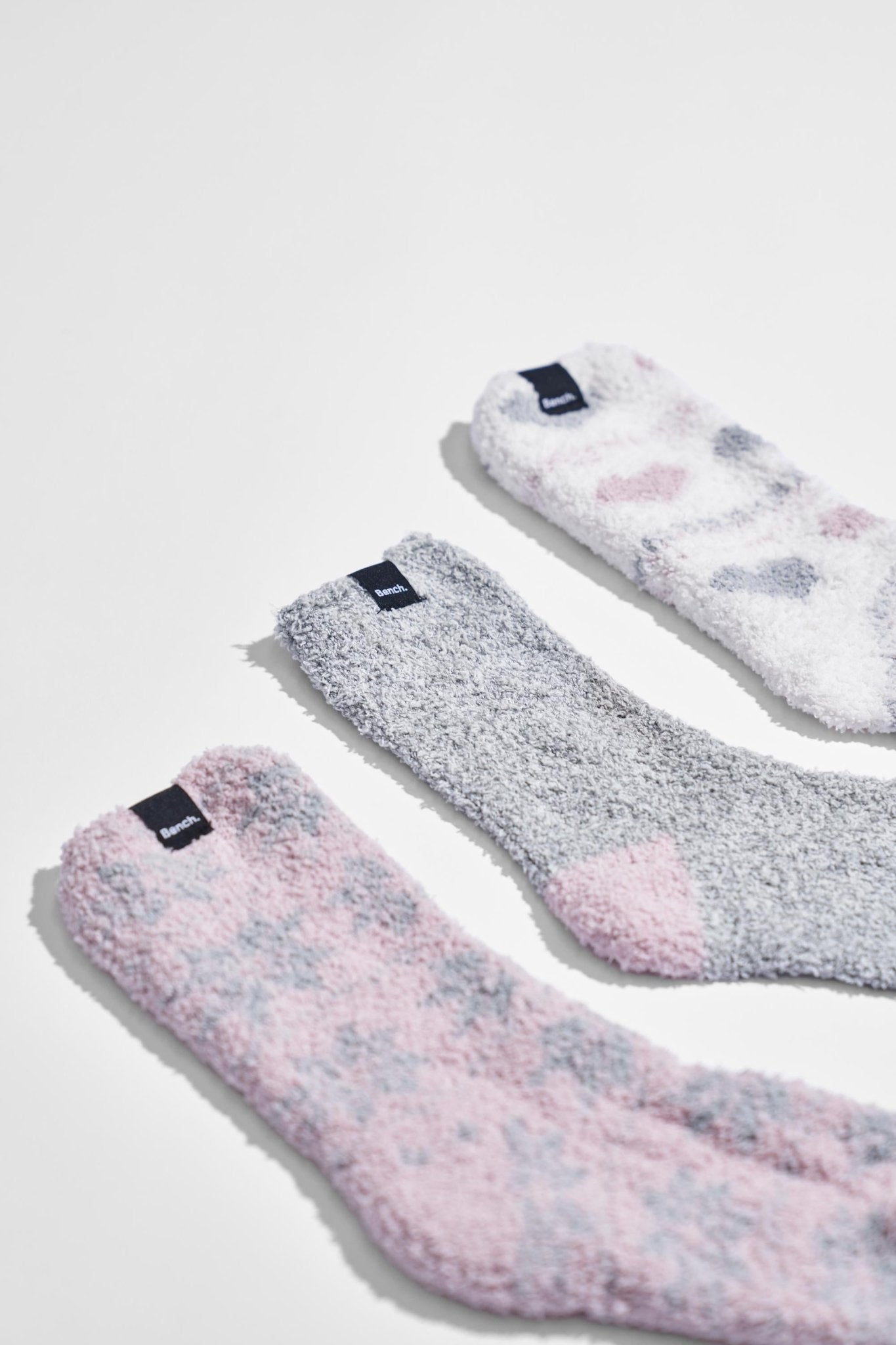 Womens ’BERTHA’ 3 Pack Slipper Socks - ASSORTED - One Size / Multi