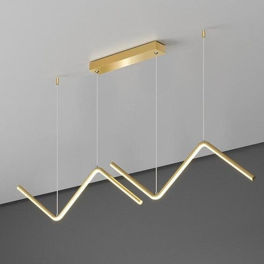 zig zag pendant light