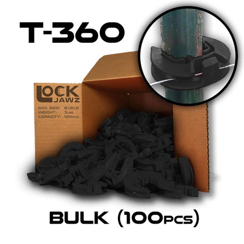 lock jawz 100 pack t post insulator bulk