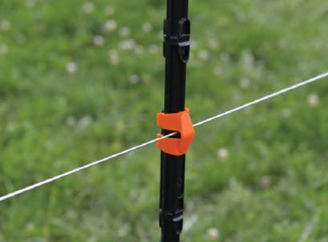 Gallagher insulated line post fence wire clip