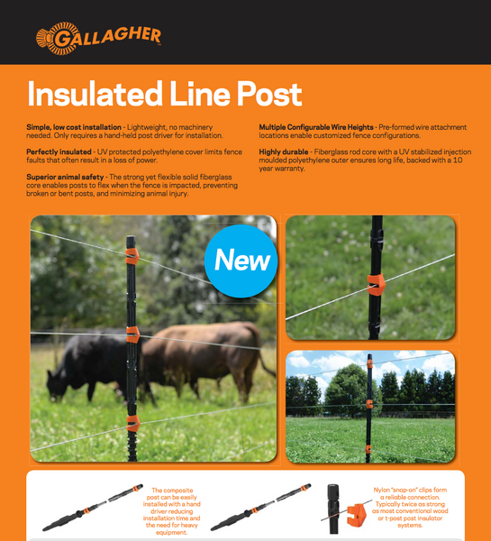 Gallagher Insulated Line Post  G742