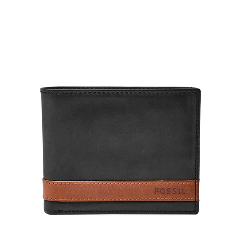 Everett Large Coin Pocket Bifold – Fossil Singapore