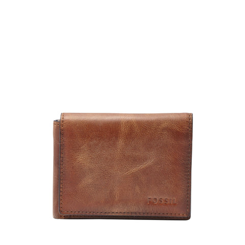Everett Large Coin Pocket Bifold – Fossil Singapore