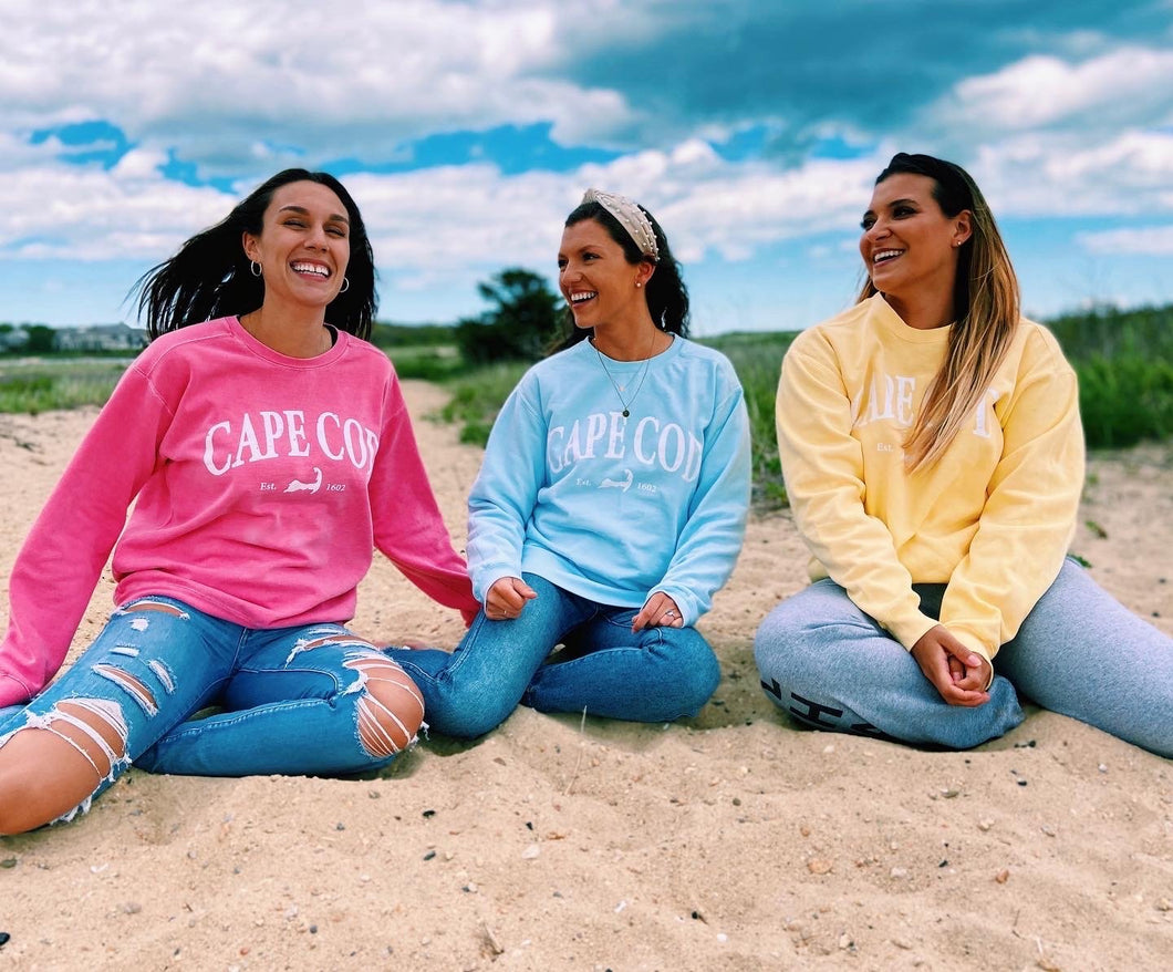 cape cod crewneck sweatshirt yellow