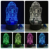 Image of 3D Lamp with 7 Colors - Balma Home