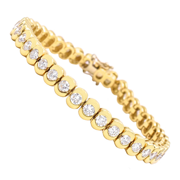 Hermes Clic H Diamond Bangle Bracelet in 18k Rose Gold – Nally Jewels