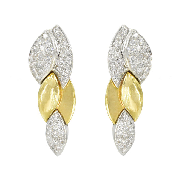 Hot Diamonds DE249 Silver Plumbago Flower Stud Earrings - D9126