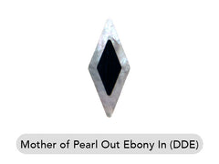 Diamond Mother of Pearl Outside Ebony Inside