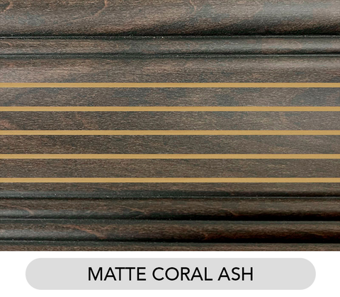 Matte Coral Ash with Natural Maple Accents MCLA