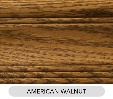 American Walnut Finish on Oak AW