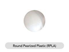 Round Pearlized Plastic Sites
