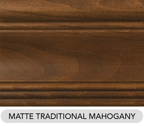 Matte Traditional Mahogany on Tulipwood T-M-TM